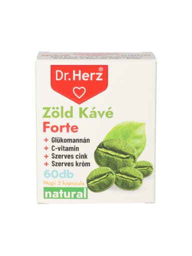 Dr.Herz Zöld Kávé És Króm Kapszula - 60 db