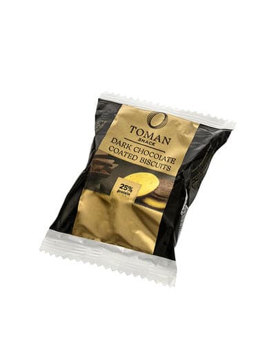 Toman keksz, étcsokoládé bevonattal - 44 g