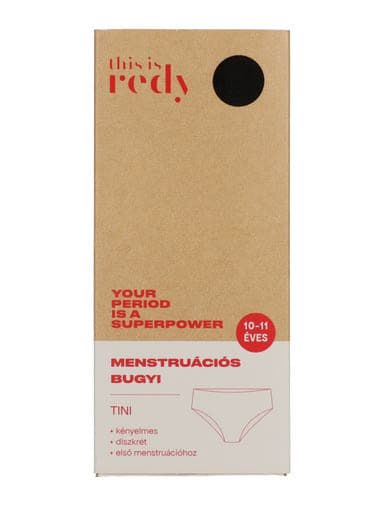 This is Redy Tini mestruációs bugyi 10-11 éves korosztálynak - 1 db