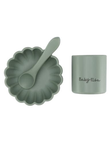 Baby Elsa gyerek tányér szett /lint - 3 db