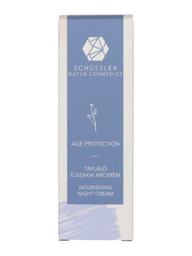 Schüssler Age Protection tápláló éjszakai arckrém - 50 ml