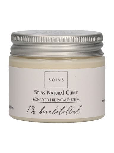 Soins könnyed hidratáló krém 1 % bisabolollal - 40 ml