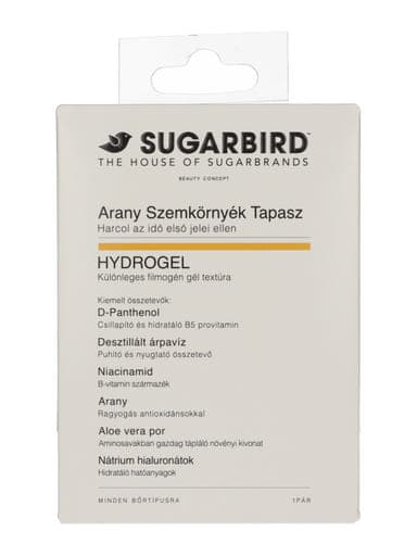 Sugarbird szemkörnyék tapasz /arany - 1 db