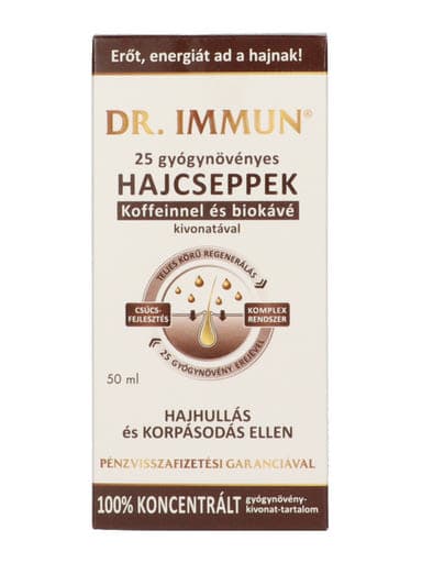 Dr. Immun koffeines hajcseppek - 50 ml