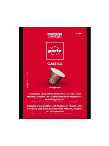 Caffe Perte Nespresso Premium Classico kapszulás kávé - 10 db