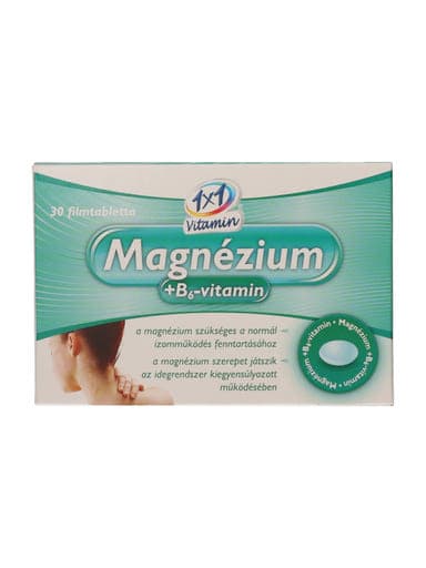 1x1 Vitaday Magnezium +B6 Filmtabletta - 30 db
