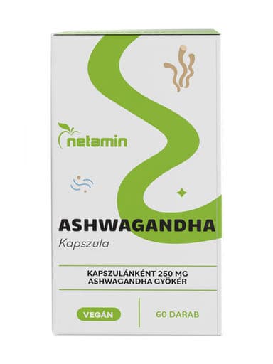 Netamin Ashwagandha kapszula, 250 mg - 60 db