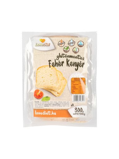 Love Diet gluténmentes fehér kenyér - 300 g