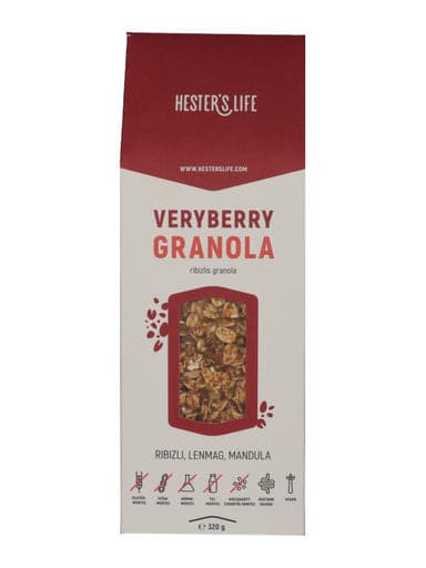 Hester's life veryberry granola - 320 g