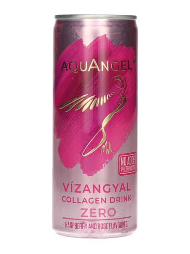 Vízangyal Zero kollagén ital málna és rózsa ízesítéssel - 250 ml
