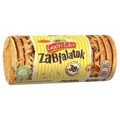 Győri Édes Zabfalatok zabpelyhes, omlós keksz -188 g