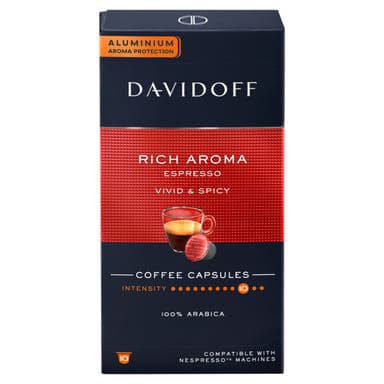 Davidoff Rich Aroma Espresso Nesspresso kávékapszula - 10 db