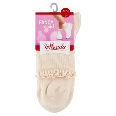 Bellinda fancy Modal női zokni 39-42 /krémszínű - 1 db