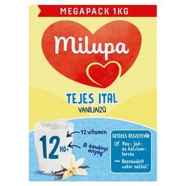 Milupa vanília ízű tejes ital 1 éves kortól - 1000 g