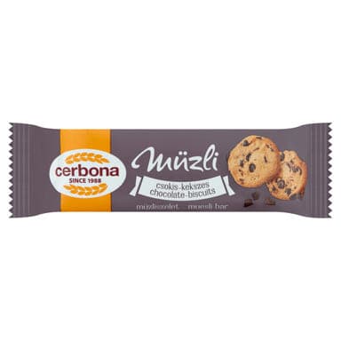 Cerbona müzliszelet csokis-kekszes - 20 g
