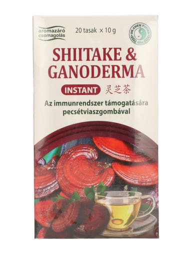 Dr. Chen Patika instant shiitake és ganoderma étrend-kiegészítő 20 tasak x 10 g - 20 db