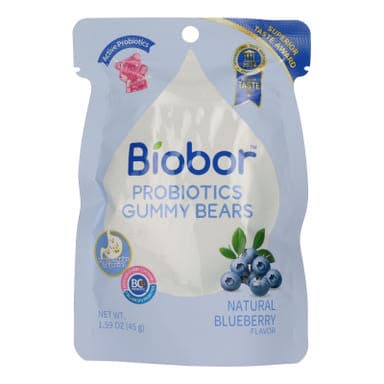 Biobor probiotikus gumicukor áfonya izű - 45 g