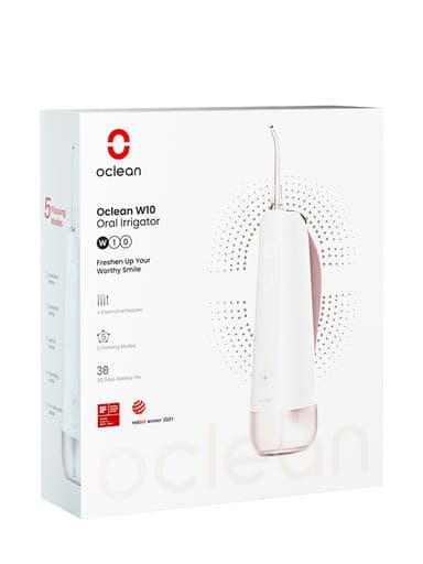 Oclean W10 elektromos szájzuhany /rózsaszín - 1 db