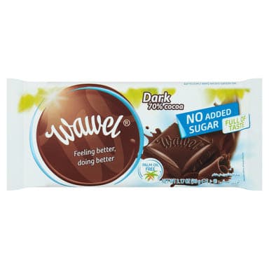 Wawel hozzáadott cukor nélküli prémium étcsokoládé - 90 g