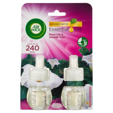 Air Wick Active Fresh elektormos légfrissítő utántöltő bársonyos éji liliom illattal - 38 ml