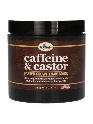 Difeel hajmaszk koffeinnel és ricinusolajjal - 355 ml