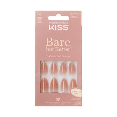 Kiss Bare-But-Better műköröm /Fairest Nude - 1 db