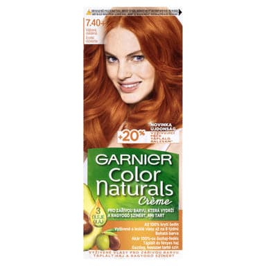 Garnier Color Naturals Tartós hajfesték 7.40 Érzéki rézvörös - 1 db