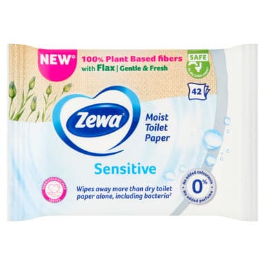 Zewa Pure nedves toalettpapír - 42 db