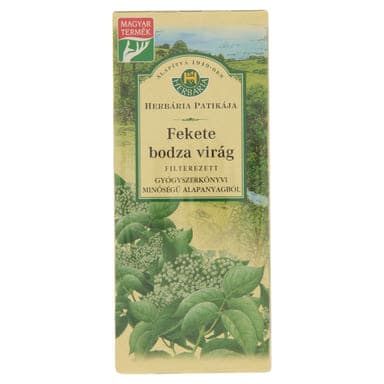 Herbária Fekete bodza virág filterezett - 25 g