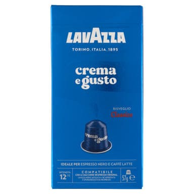 Lavazza Crema e Gusto Classico Nespresso kapszulás pörkölt kávé- 10 db