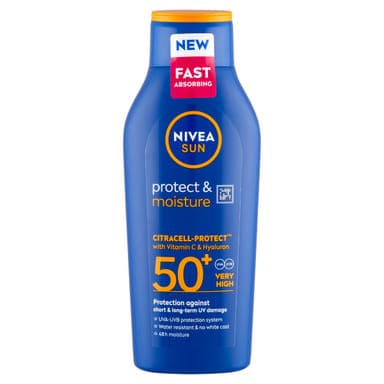 Nivea Sun Protect & Moisture hidratáló naptej FF50+ - 400 ml