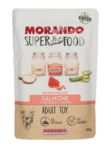 Morando Adult Tox Mousse Salmon pástétom kutyáknak - 80 g