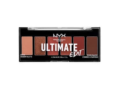 NYX Professional Makeup Ultimate Edit Petite Shadow Palette szemhéjpúder paletta, Warm Neutrals - 1 db
