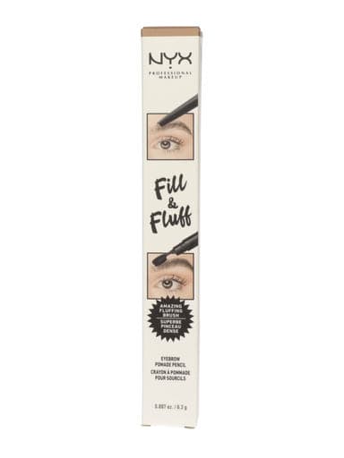 NYX Professional Makeup Fill & Fluff Eyebrow Pomade Pencil szemöldök ceruza /Fluff Blonde - 1 db