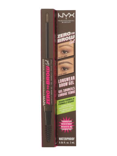 NYX Professional Makeup Zero to Brow szemöldök gél /espresso - 1 db
