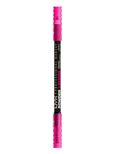 NYX Professional Makeup Powder Louder szemöldökceruza /Black - 1 db