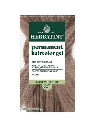 Herbatint hajfesték /8C világos hamvas szőke - 170 ml