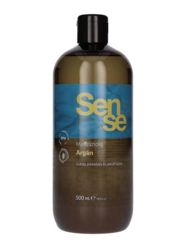 Sense masszázsolaj argán illattal - 500 ml