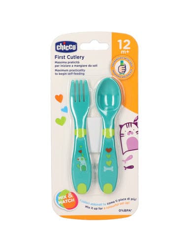 Chicco Neutral első evőeszközöm 12 hónapos kortól - 1 db