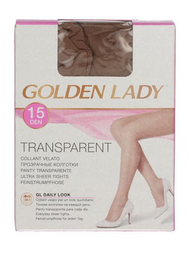 Golden Lady Transparent harisnyanadrág 15 Den Diano M - 1 db