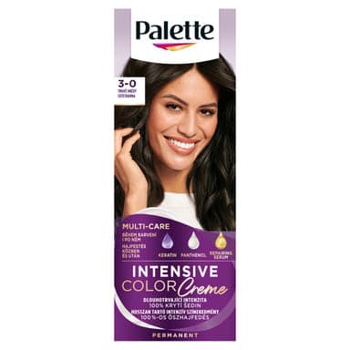 Schwarzkopf Palette Intensive Color Creme hajfesték N2 sötétbarna - 1 db