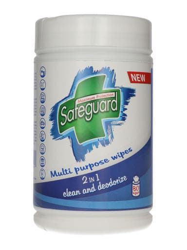 Safeguard illatmentes tisztítókendő - 80 db