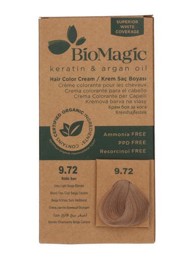 Biomagic krémhajfesték /9.72 középszőke - 1 db