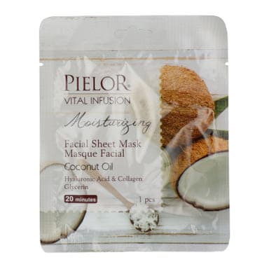 Pielor Vital Infusion hidratáló textil maszk kollagánnel és hialuronsavval - 1 db