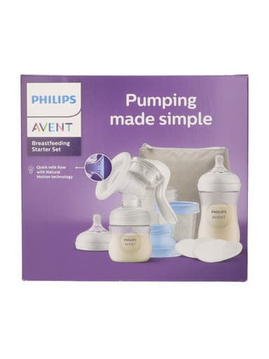 Philips Avent Natural hordozható kézi mellszívó készlet - 1 db