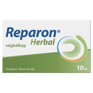 Reparon Herbal végbélkúp - 10 db
