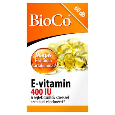 Bioco E-vitamin 400 IU étrend-kiegészítő kapszula - 60 db