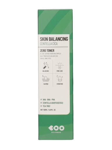 Dearboo Centella Cica Zero bőrkiegyensúlyozó tonik - 150 ml