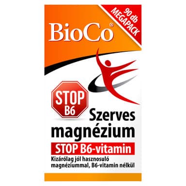 Bioco szerves magnézium stop B6 vitamin tabletta - 90 db
