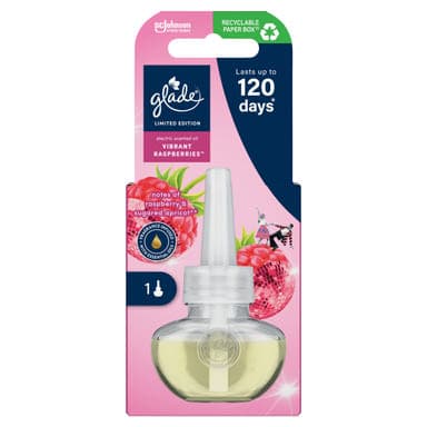 Glade Vibrant Raspberries elektromos légfrissítő készülék utántöltő - 20 ml